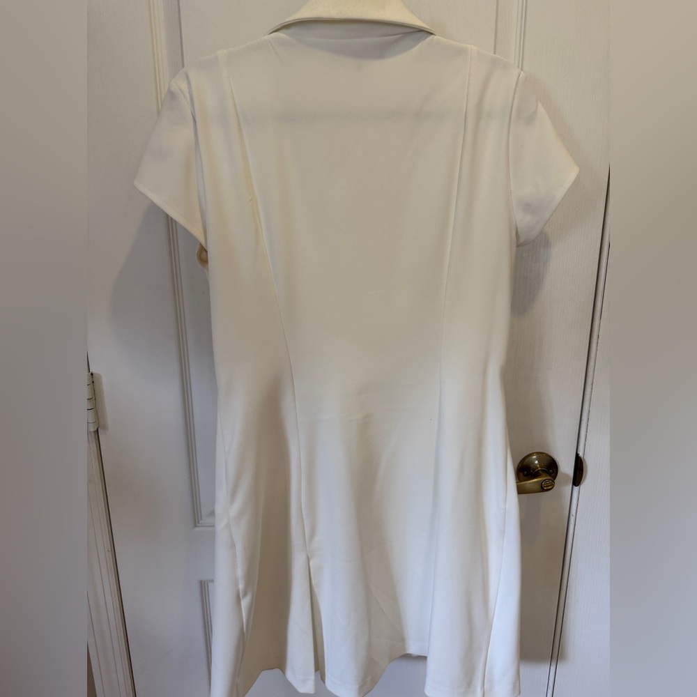 Zara Ivory Short Sleeve Blouse - Picture 5 of 6